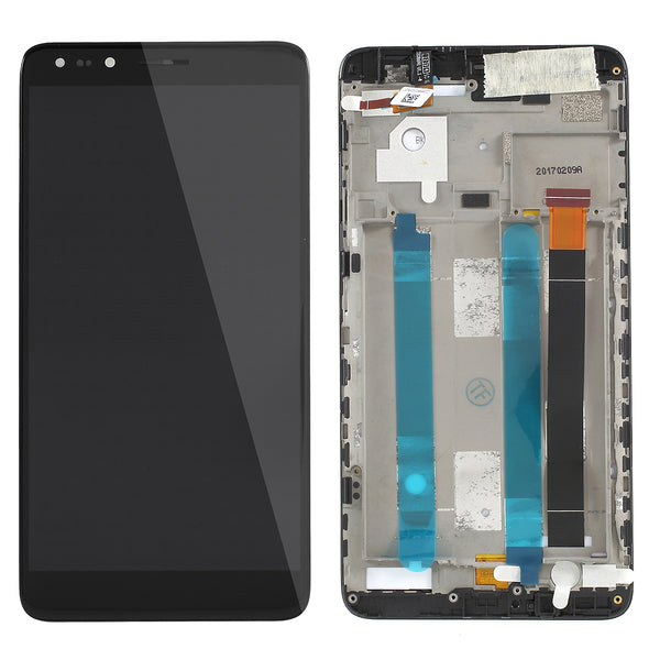 OEM LCD Screen and Digitizer Assembly Part with Frame for Alcatel OneTouch Pop 4 6.0" 7070