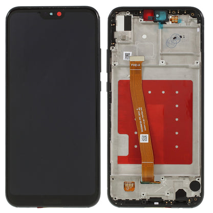 LCD Screen and Digitizer Assembly + Frame Replacement Part for Huawei P20 Lite / Nova 3e