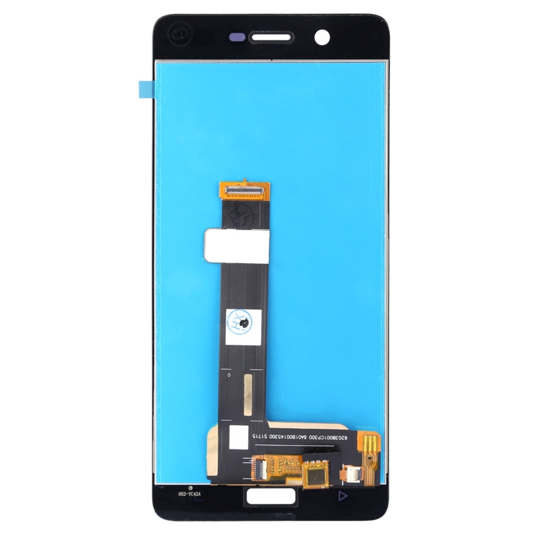 For Nokia 5 (2017) LCD Screen and Digitizer Assembly Part Replacement (Non-OEM Screen Glass Lens, OEM Other Parts) - Black