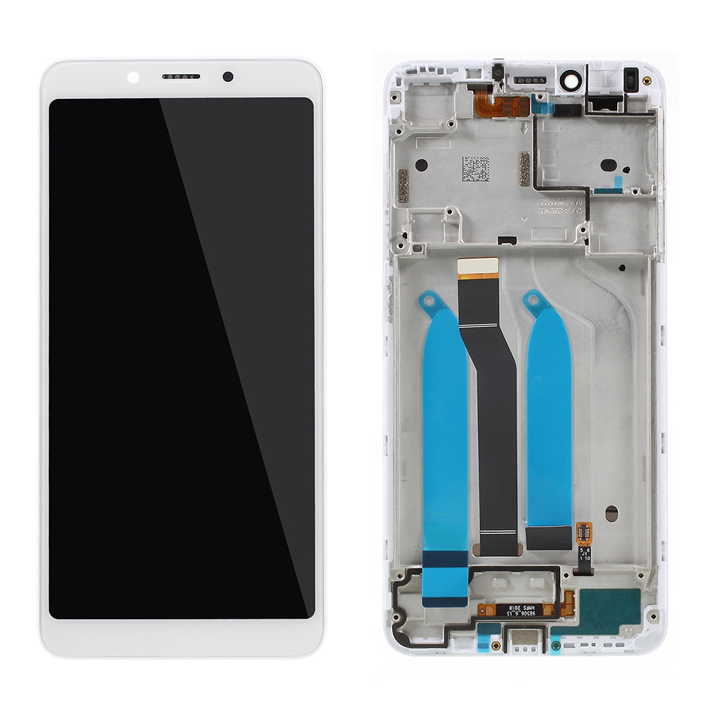 LCD Screen and Digitizer Assembly + Frame Replacement Part (without Logo) for Xiaomi Redmi 6A (Single 12MP Rear Camera) / Redmi 6 (Dual Camera: 12MP+5MP)