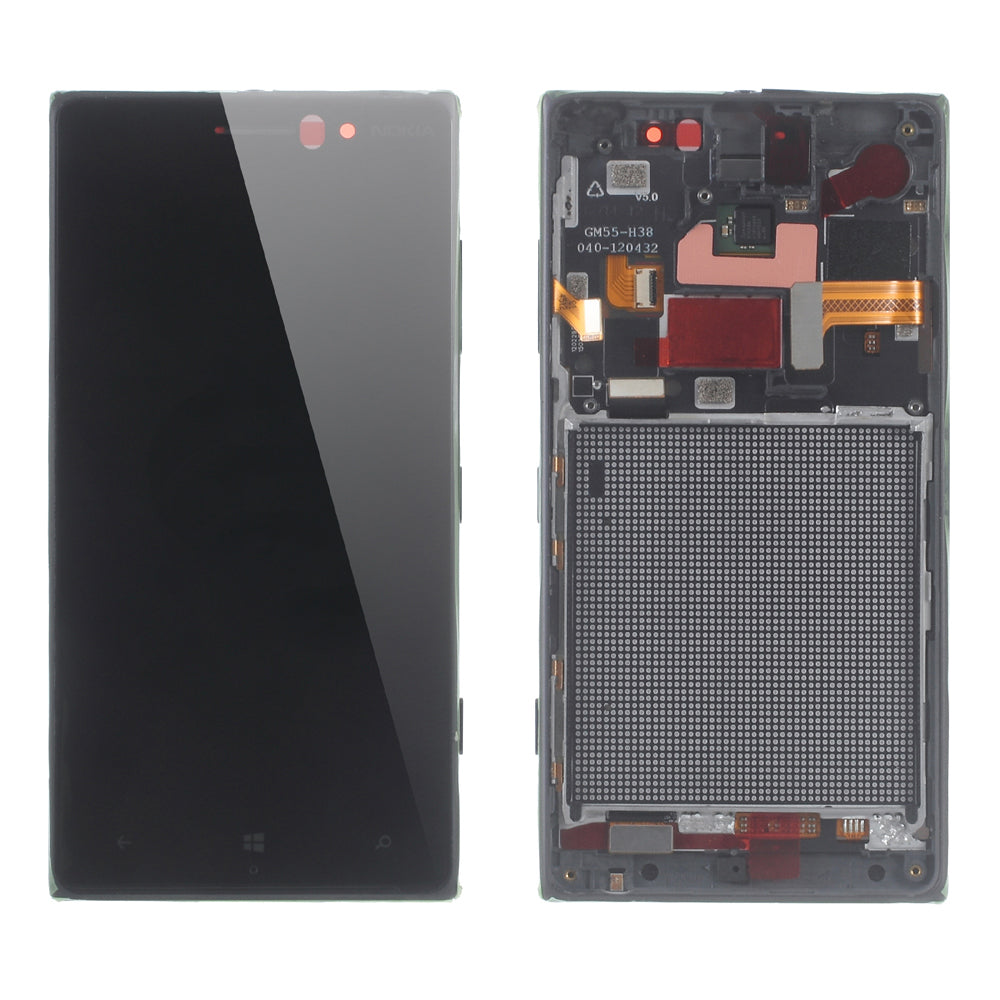 LCD Screen and Digitizer Assembly with Front Housing for Nokia Lumia 830