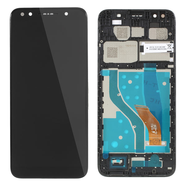 OEM LCD Screen and Digitizer Assembly Replacement + Flame for Vodafone N9 VFD720 - Black