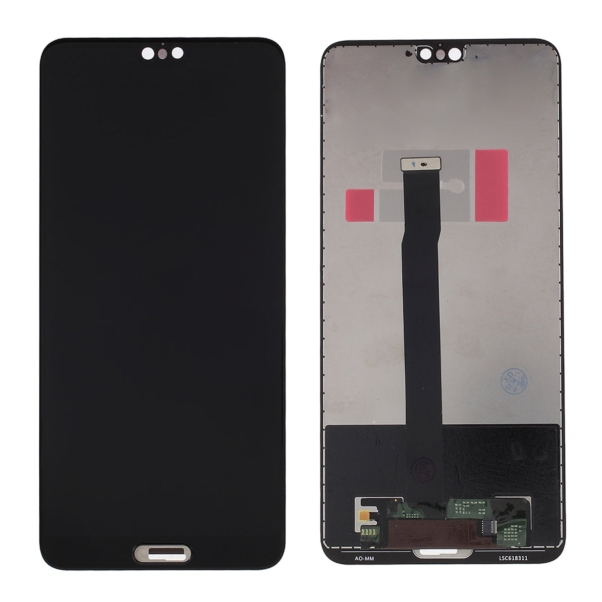For Huawei P20 LCD Screen and Digitizer Assembly Part Replacement Accessory (without Logo)