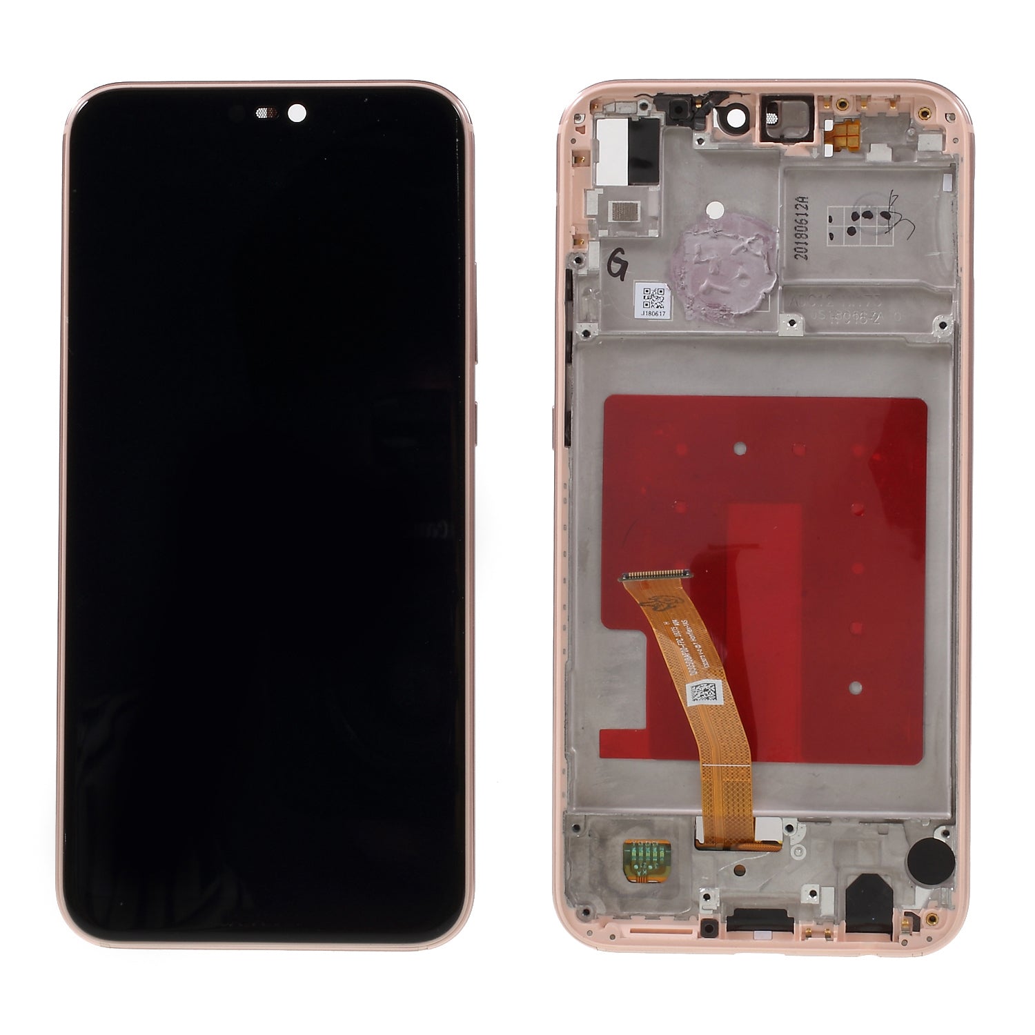 LCD Screen and Digitizer Assembly + Frame Replacement for Huawei P20 Lite (2018)/nova 3e