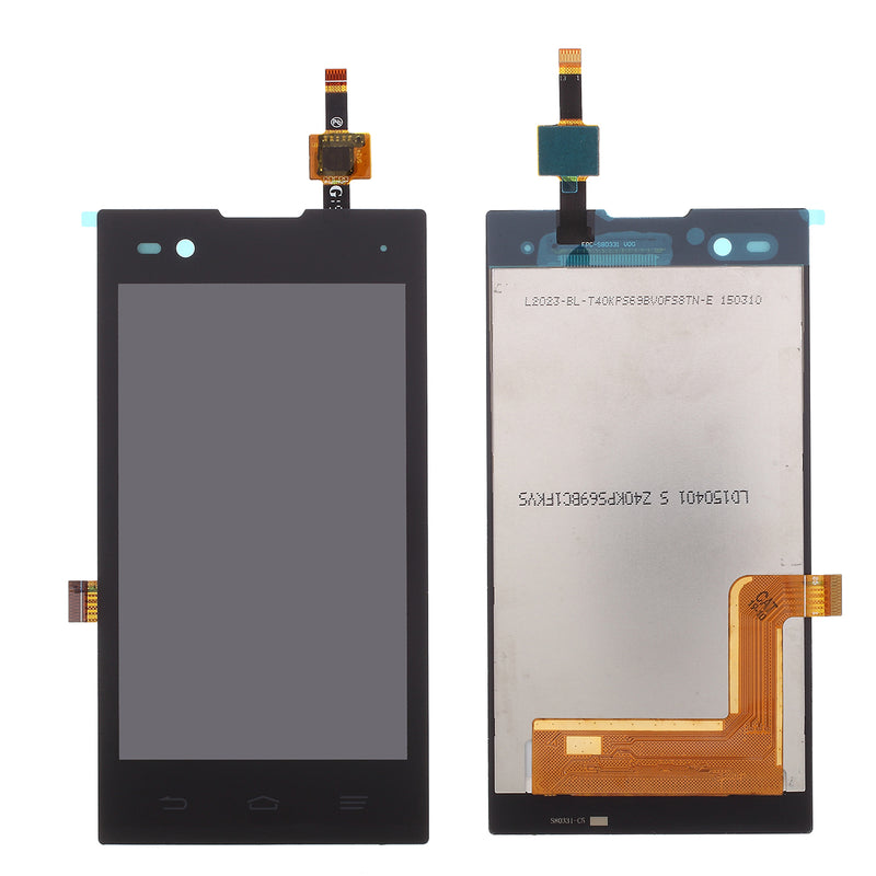 OEM LCD Screen and Digitizer Assembly Part for ZTE A410 - Black