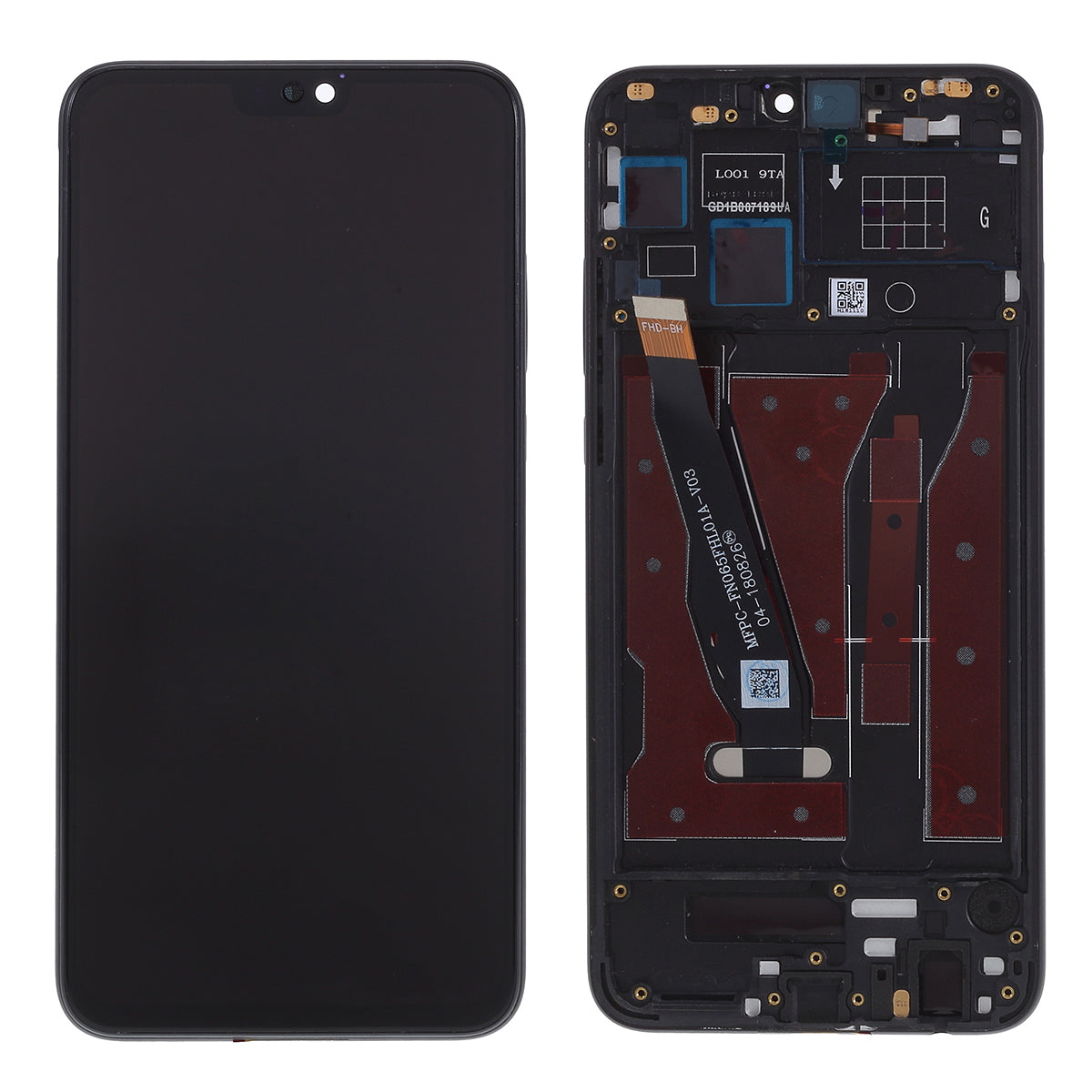 LCD Screen and Digitizer Assembly + Frame Replacement (without Logo) for Huawei Honor 8X / Honor View 10 Lite