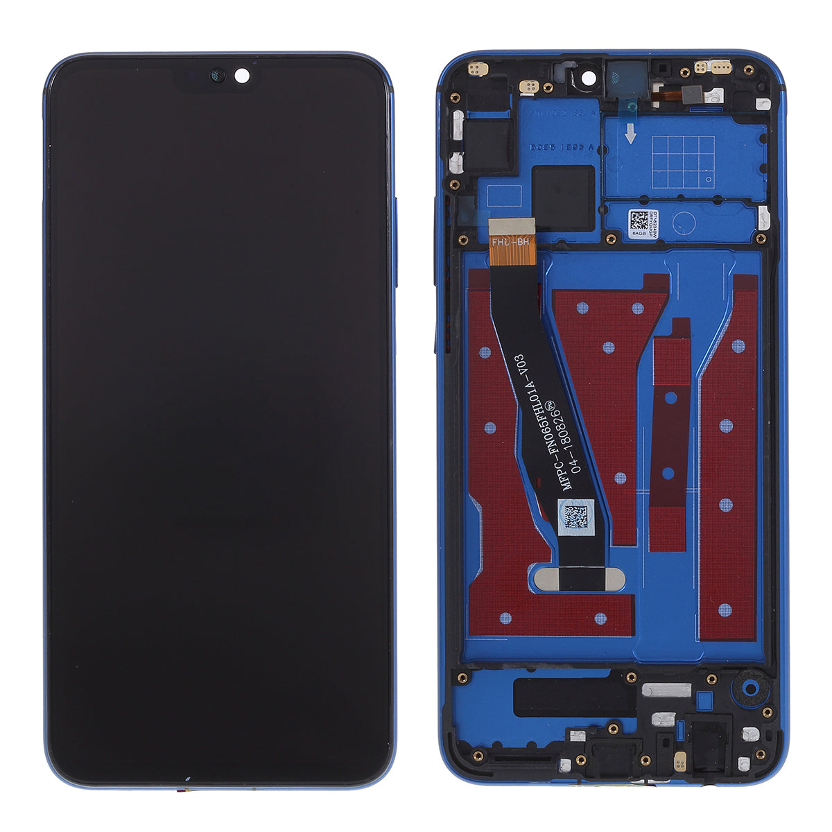 LCD Screen and Digitizer Assembly + Frame Replacement (without Logo) for Huawei Honor 8X / Honor View 10 Lite