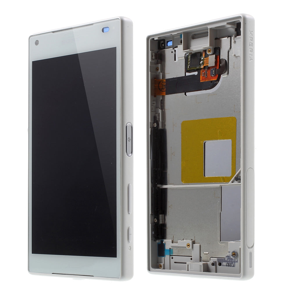 LCD Screen and Digitizer Assembly with Front Housing for Sony Xperia Z5 Compact (OEM material assembly)