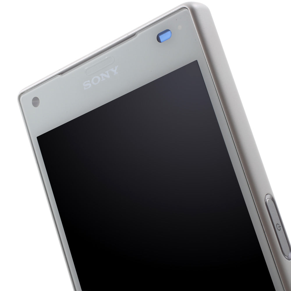 LCD Screen and Digitizer Assembly with Front Housing for Sony Xperia Z5 Compact (OEM material assembly)