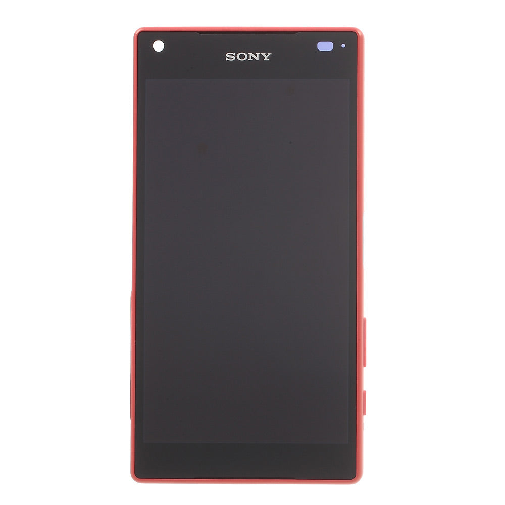 LCD Screen and Digitizer Assembly with Front Housing for Sony Xperia Z5 Compact (OEM material assembly)