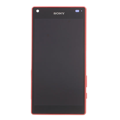 LCD Screen and Digitizer Assembly with Front Housing for Sony Xperia Z5 Compact (OEM material assembly)