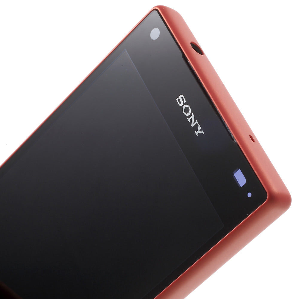 LCD Screen and Digitizer Assembly with Front Housing for Sony Xperia Z5 Compact (OEM material assembly)