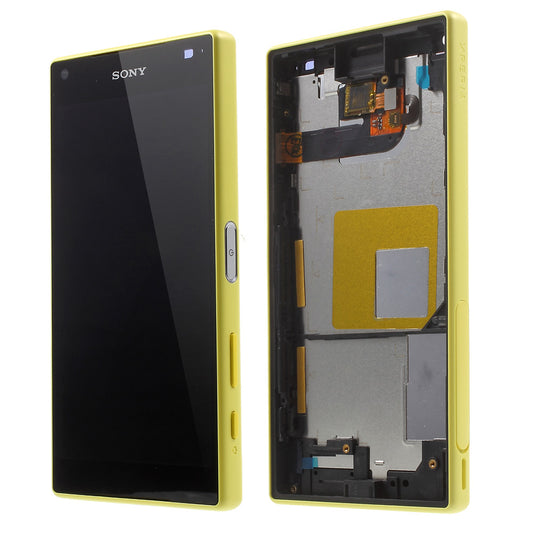 LCD Screen and Digitizer Assembly with Front Housing for Sony Xperia Z5 Compact (OEM material assembly)