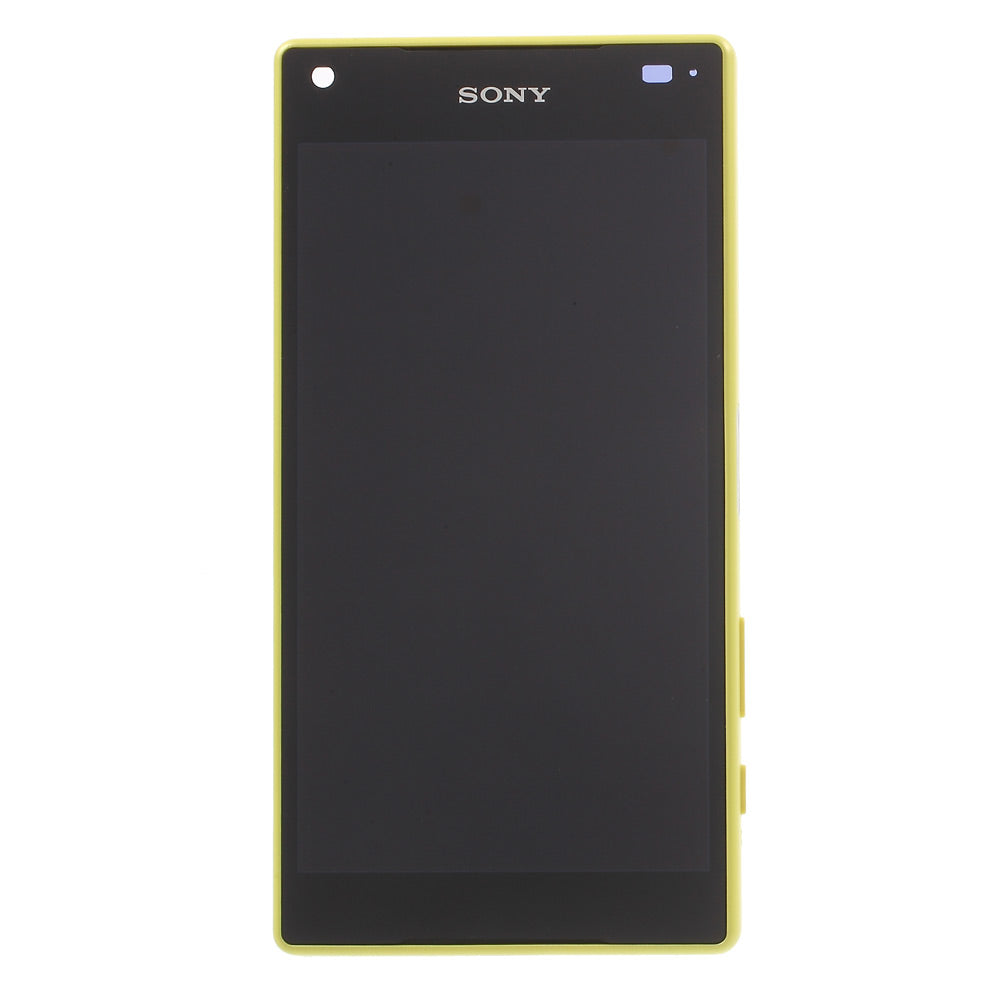 LCD Screen and Digitizer Assembly with Front Housing for Sony Xperia Z5 Compact (OEM material assembly)