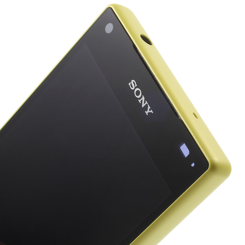 LCD Screen and Digitizer Assembly with Front Housing for Sony Xperia Z5 Compact (OEM material assembly)