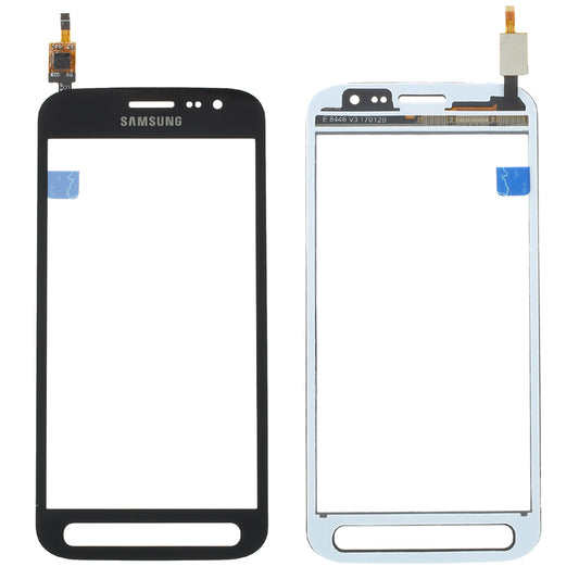 Touch Digitizer Screen Glass with Adhesive Sticker for Samsung Galaxy Xcover 4 G390F - Black