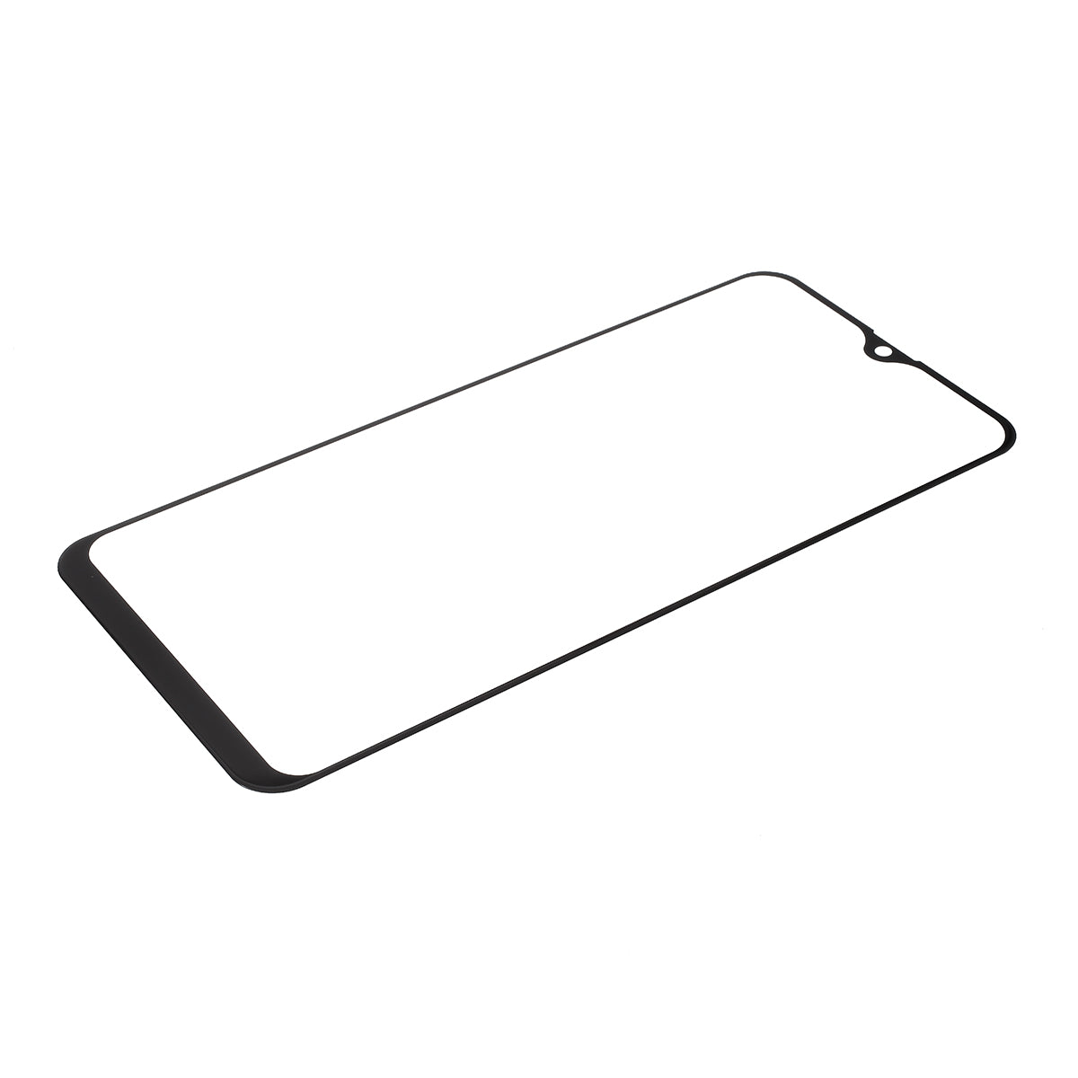For Samsung Galaxy M10s SM-M107 (without Logo) Outer Screen Glass Lens Replacement Part - Black