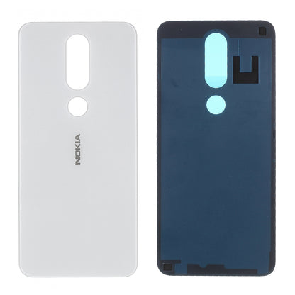 Battery Housing Door Replacement Part with Adhesive Sticker for Nokia 6.1 Plus/X6