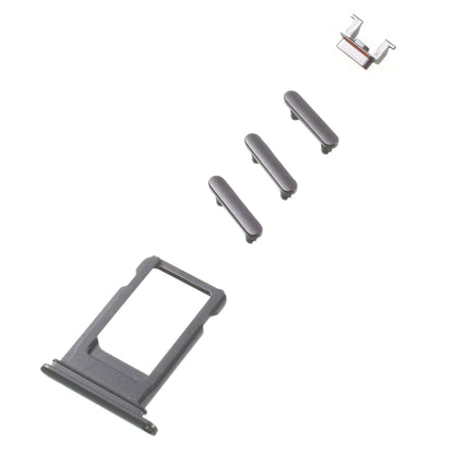 OEM for iPhone 8 4.7 Side Buttons Set (Mute / Power / Volume Buttons + Sim Card Tray)