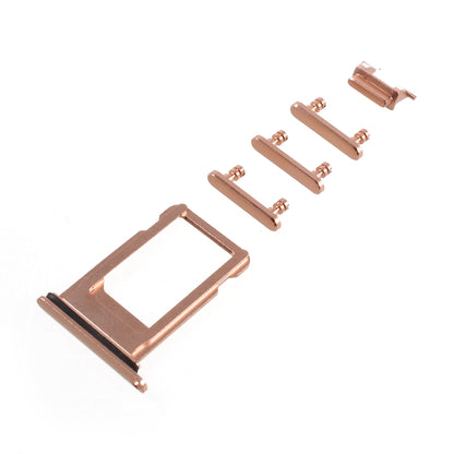 OEM for iPhone 8 4.7 Side Buttons Set (Mute / Power / Volume Buttons + Sim Card Tray)