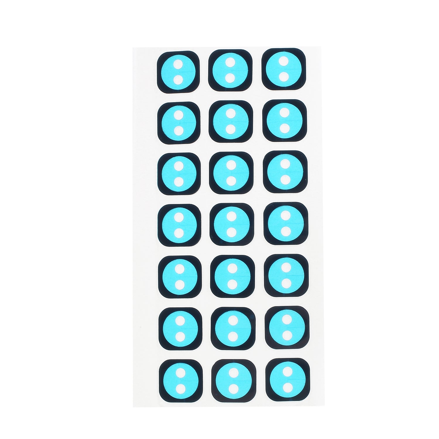 100PCS/Lot Camera Glass Lens Cover Adhesive Stickers for Samsung Galaxy S8 / S8+