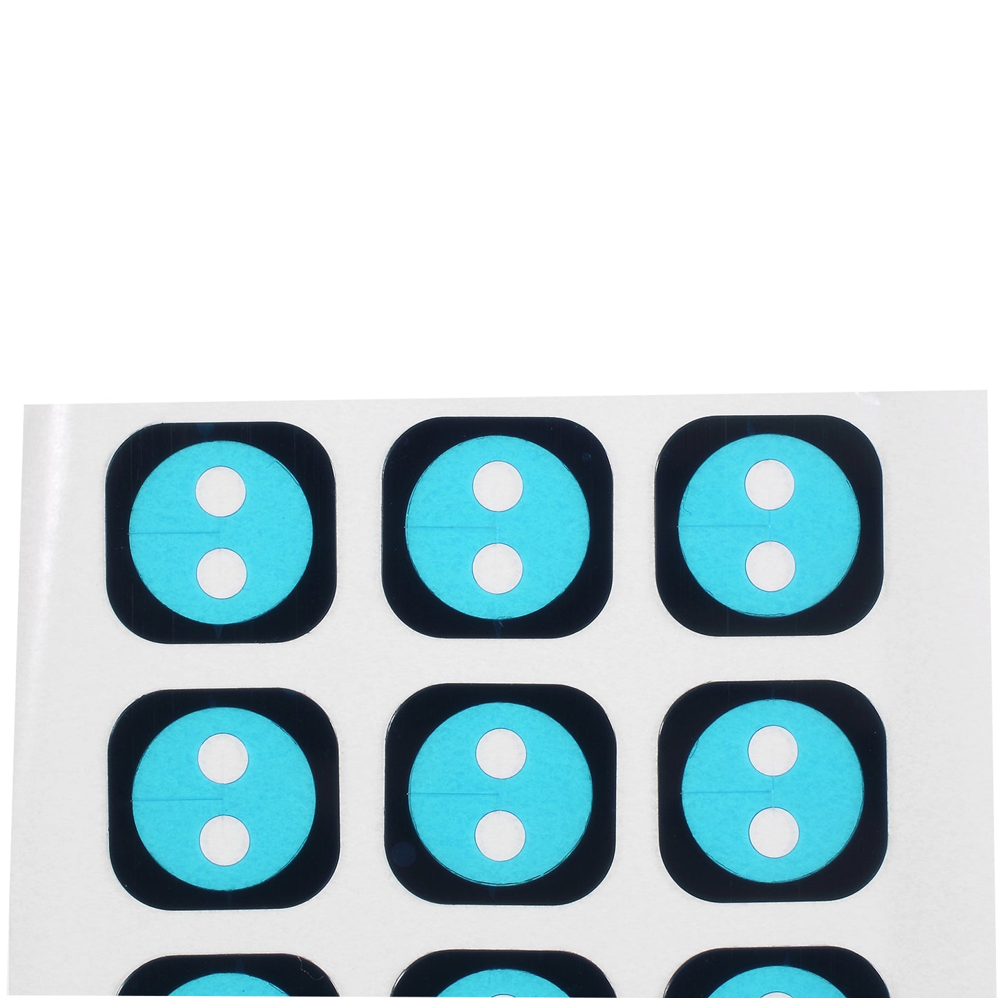 100PCS/Lot Camera Glass Lens Cover Adhesive Stickers for Samsung Galaxy S8 / S8+