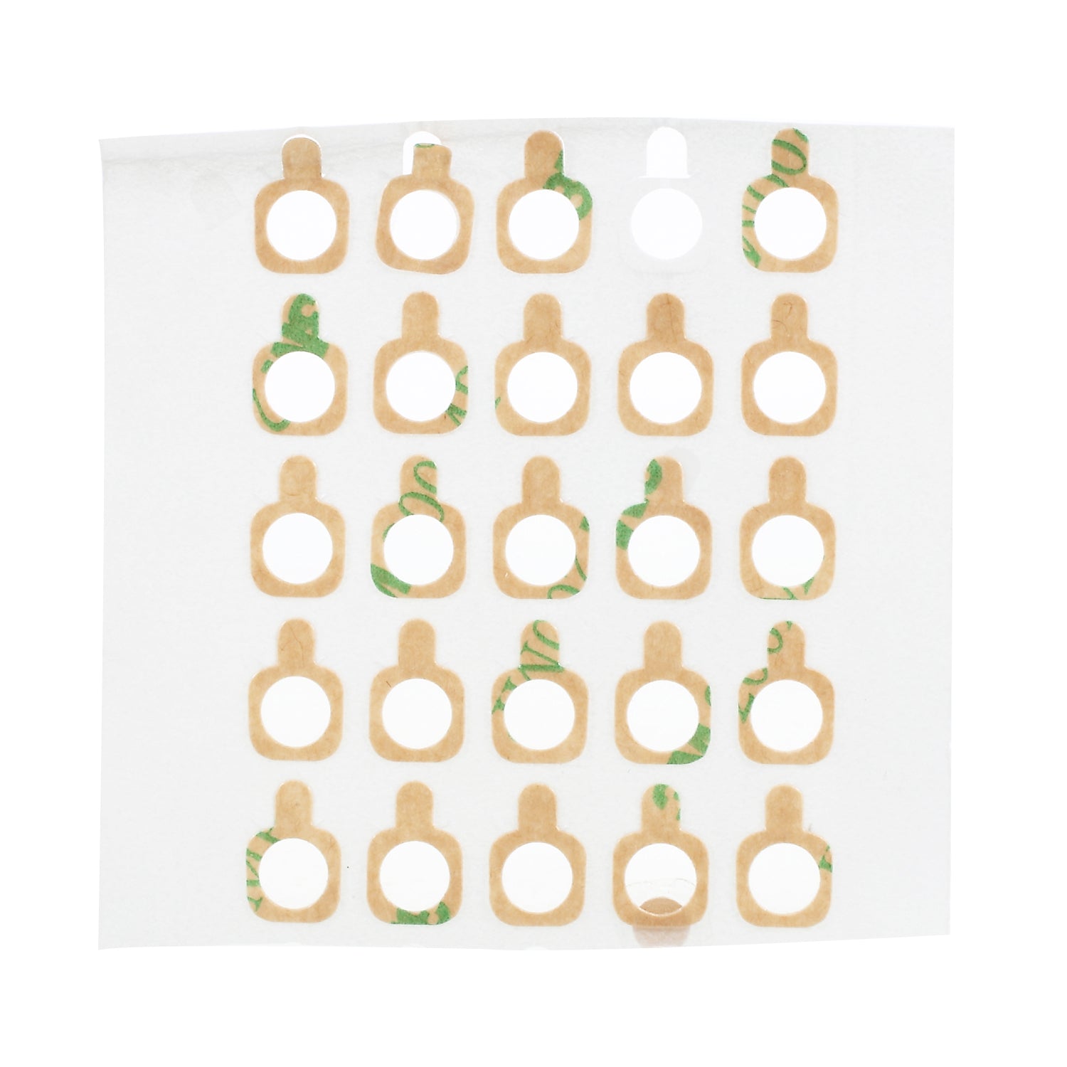 100PCS/Lot Camera Lens Ring Double Sided Adhesive Stickers for Samsung Smartphones, Outer Dia: 9mm, Inner Dia: 5mm