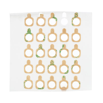 100PCS/Lot Camera Lens Ring Double Sided Adhesive Stickers for Samsung Smartphones, Outer Dia: 9mm, Inner Dia: 5mm