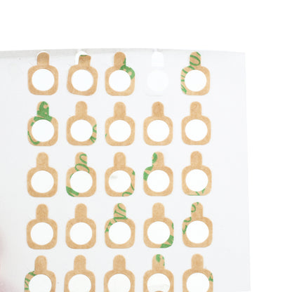 100PCS/Lot Camera Lens Ring Double Sided Adhesive Stickers for Samsung Smartphones, Outer Dia: 9mm, Inner Dia: 5mm