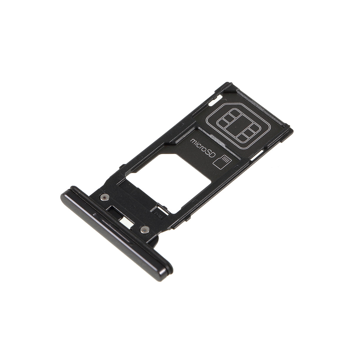 OEM SIM Card Tray Holder Repair Part for Sony Xperia XZ2 Plus - Black