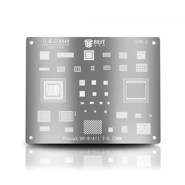 BST-iPH-4 IC Chip BGA Reballing Stencil Solder Template for iPhone X/8P/8-A11