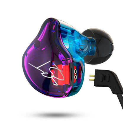 KZ ZST Armature Dual Driver In-ear Earphone Detachable Cable Mega Bass Headset WITHOUT Mic