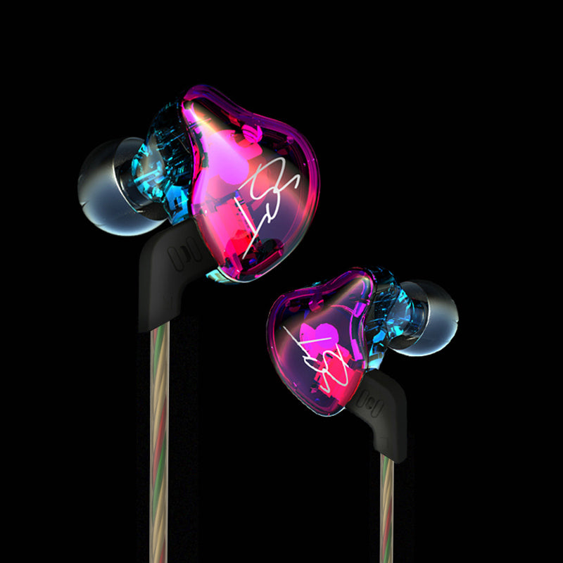 KZ ZST Armature Dual Driver In-ear Earphone Detachable Cable Mega Bass Headset WITHOUT Mic