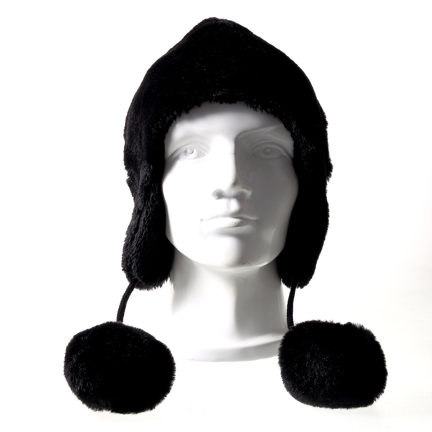 Fluffy Pompom Ball Bluetooth Music Hat with Stereo Headphone Speaker Hands-free Warm Outdoor Sports Hat for Men and Women