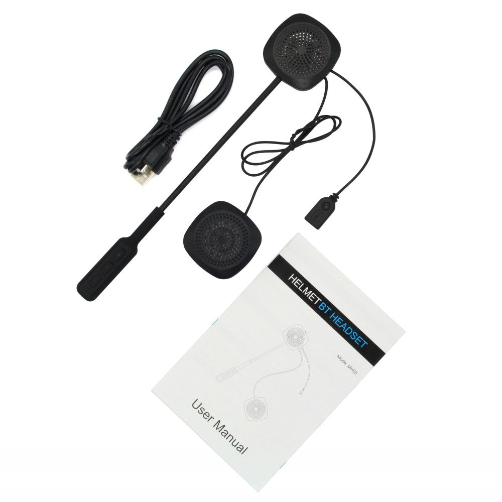 Motorcycle Motorbike Helmet Bluetooth Headset Wireless Headphone with Mic