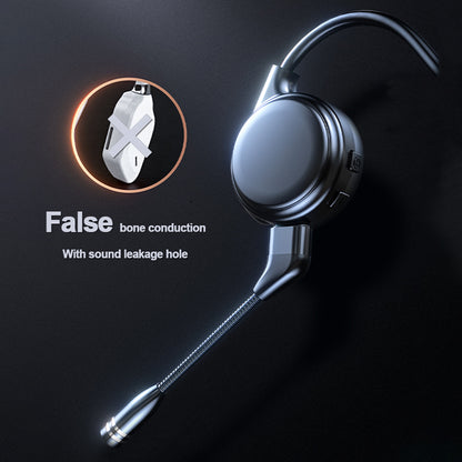 M-1 Bone Conduction Touch Wireless Bluetooth Earphone Driving Running Sport Dual Microphone Stereo Headset