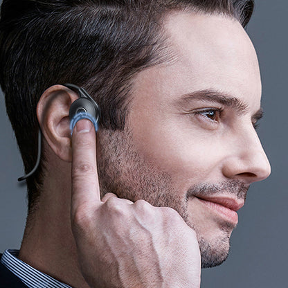M-1 Bone Conduction Touch Wireless Bluetooth Earphone Driving Running Sport Dual Microphone Stereo Headset