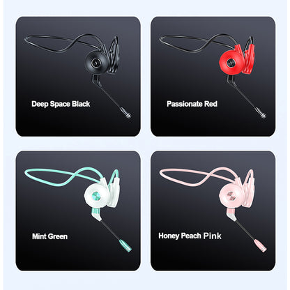M-1 Bone Conduction Touch Wireless Bluetooth Earphone Driving Running Sport Dual Microphone Stereo Headset