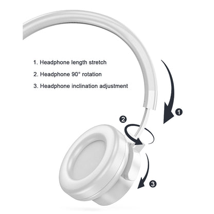 A53 Bluetooth Wireless Headphone Stereo Music Calling TF Card FM Radio Headset
