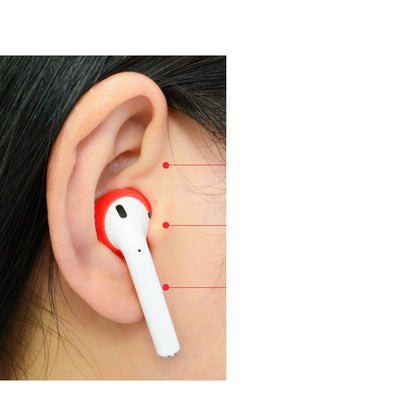 10Pairs / Pack of Anti-slip Silicone Skin Cover Earcaps for Apple AirPods