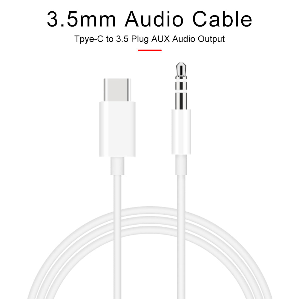 Type C to 3.5mm Audio Aux Jack Adapter Cable for Huawei Xiaomi