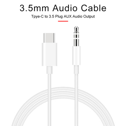 Type C to 3.5mm Audio Aux Jack Adapter Cable for Huawei Xiaomi