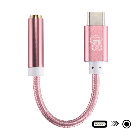 HAT PRINCE Type-C USB-C to 3.5mm Audio Female Adapter Cable for MacBook 12-inch /Huawei P9 Plus