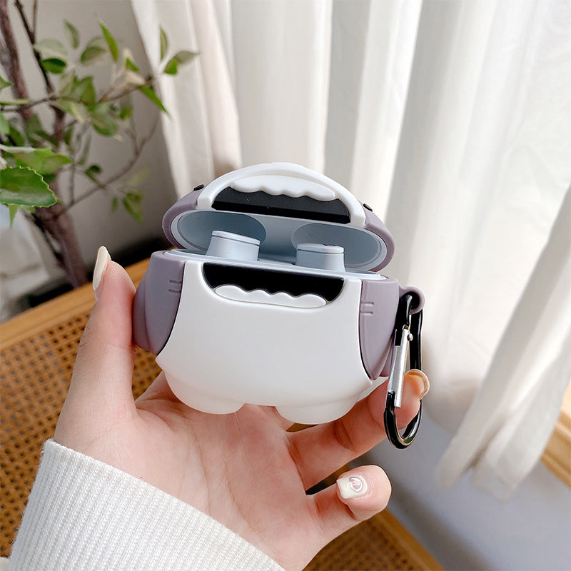 Cartoon Shark Design Silicone Bluetooth Earphone Protective Case Cover for Beats Studio Buds