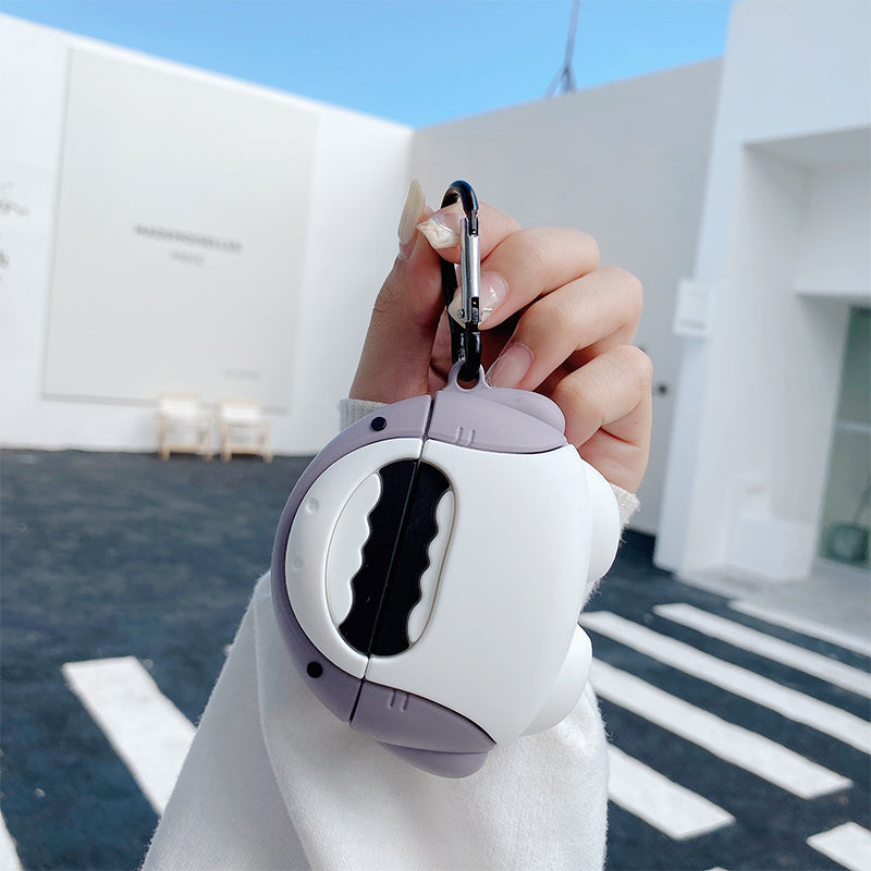 Cartoon Shark Design Silicone Bluetooth Earphone Protective Case Cover for Beats Studio Buds