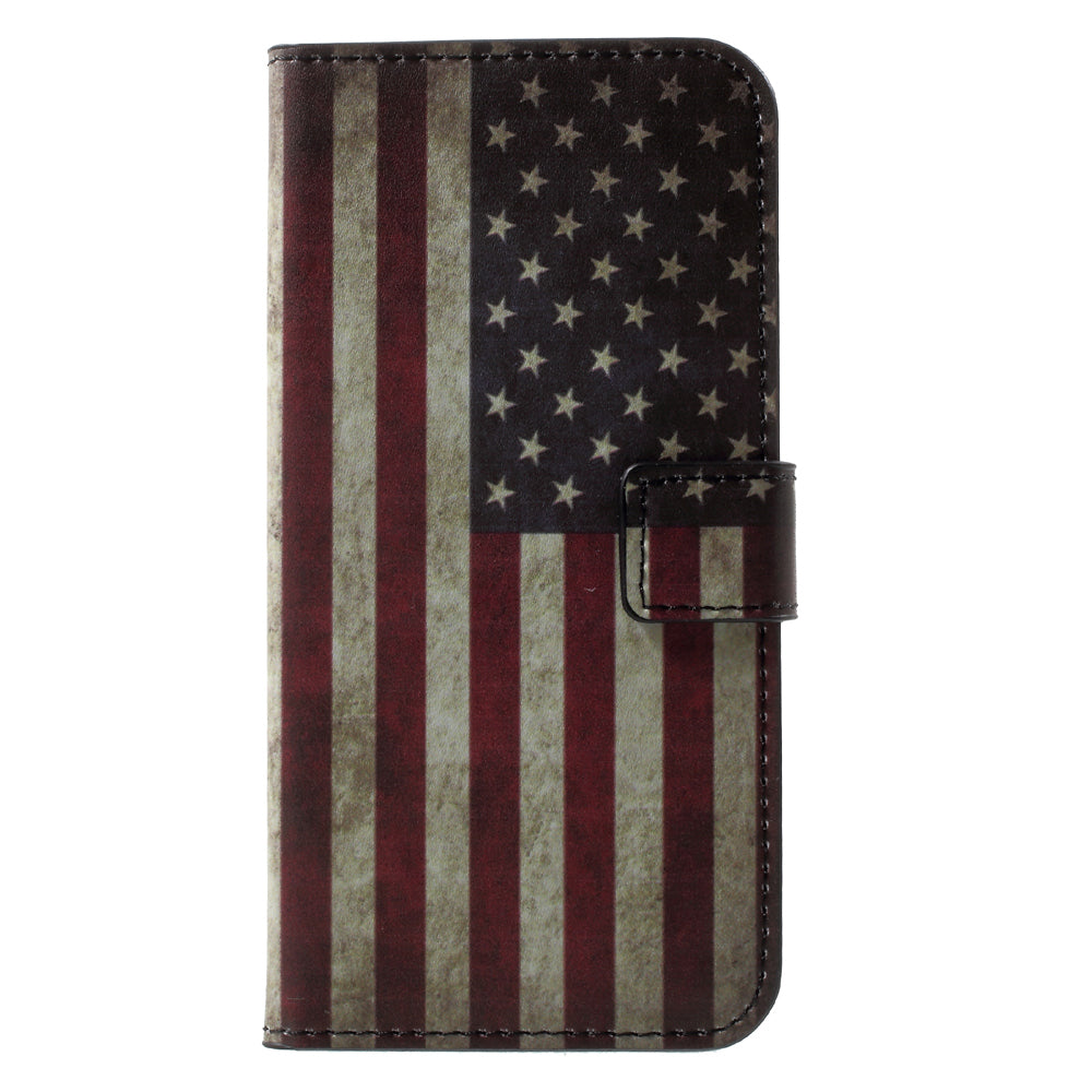 Pattern Printing Wallet Leather Flip Shell for iPhone X/XS 5.8 inch