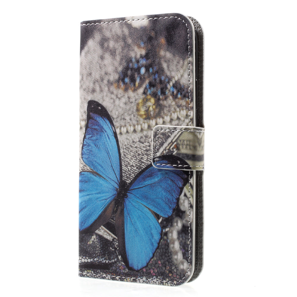 Pattern Printing Wallet Leather Flip Shell for iPhone X/XS 5.8 inch
