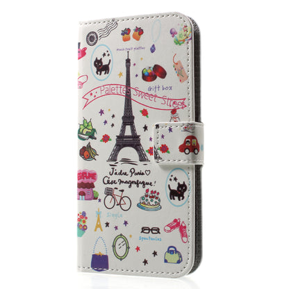 Pattern Printing Wallet Leather Flip Shell for iPhone X/XS 5.8 inch