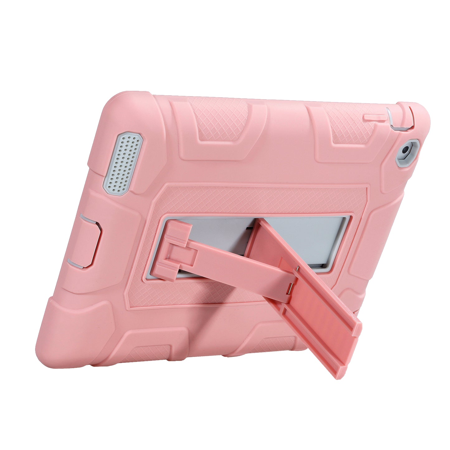 For iPad 4 Detachable 2-in-1 Shock Proof Anti-dust Protective TPU + PC Kickstand Case