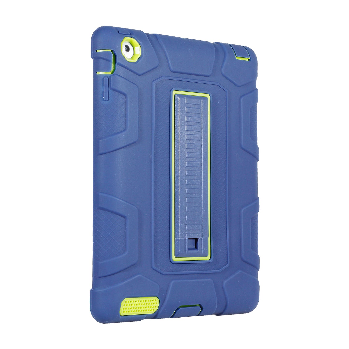 For iPad 4 Detachable 2-in-1 Shock Proof Anti-dust Protective TPU + PC Kickstand Case